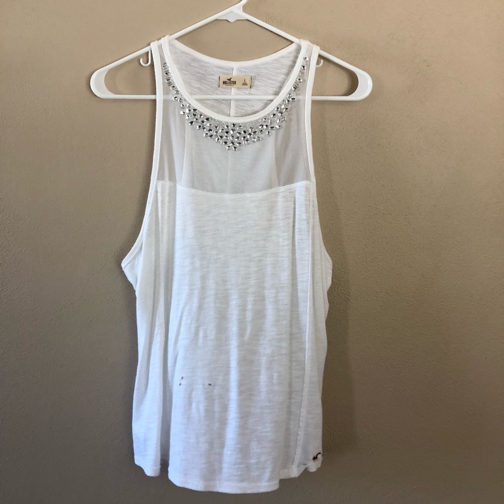 Hollister jeweled tank top.